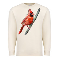 Sandshell Northern Cardinal Bird Premium Sweatshirt - LillyAllenDesigns