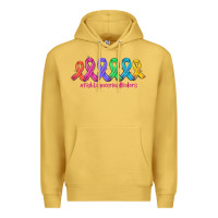 Antique Gold fight cancer in all colors Premium Hoodie - AdoDesignShop