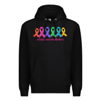 Black fight cancer in all colors Premium Hoodie - AdoDesignShop
