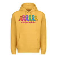 Mustard fight cancer in all colors Premium Hoodie - AdoDesignShop