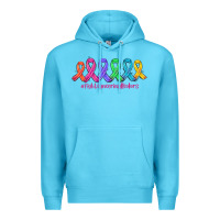 Ocean Blue fight cancer in all colors Premium Hoodie - AdoDesignShop