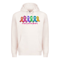 Pale Pink fight cancer in all colors Premium Hoodie - AdoDesignShop