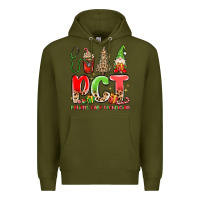 Army Green pct patient care technician christmas Premium Hoodie - MaliasSmallBusiness
