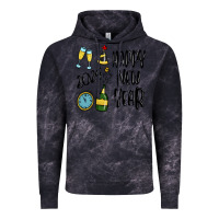 Cloud Black happy new year 2024 Vintage Hoodie - MaliasSmallBusiness