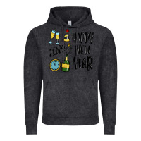 Vintage Black happy new year 2024 Vintage Hoodie - MaliasSmallBusiness