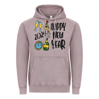 Vintage Zinc happy new year 2024 Vintage Hoodie - MaliasSmallBusiness