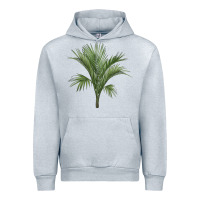 Heather Grey Botanical Majesty Palm Illustrations Urban Hoodie - LillyAllenDesigns