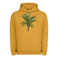 Pigment Peanut Butter Botanical Majesty Palm Illustrations Urban Hoodie - LillyAllenDesigns