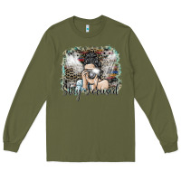 Army Green stay focused Long Sleeve Tee - SublimationCraftShop