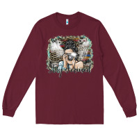Burgundy stay focused Long Sleeve Tee - SublimationCraftShop