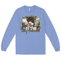 Colony Blue stay focused Long Sleeve Tee - SublimationCraftShop