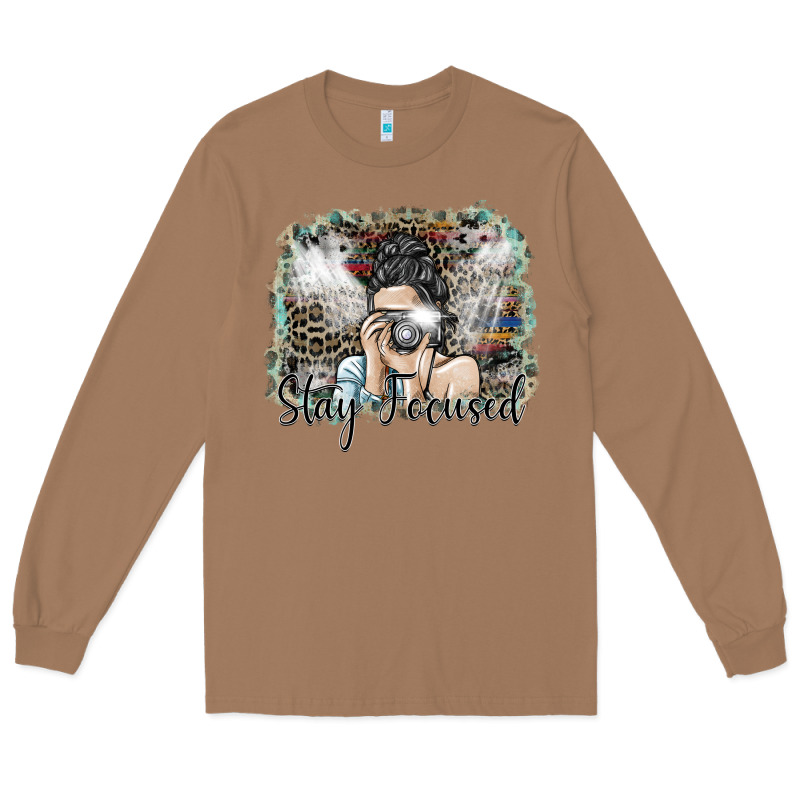 Stay Focused Long Sleeve Tee by SublimationCraftShop | Teevron
