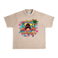 French Oak hot mom summer with messy bun Urban Heavy Tee - texasbilliewilder