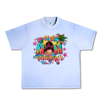 Grape Ice hot mom summer with messy bun Urban Heavy Tee - texasbilliewilder