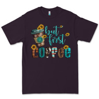 Plum but first coffee Premium Tee - Artiststas