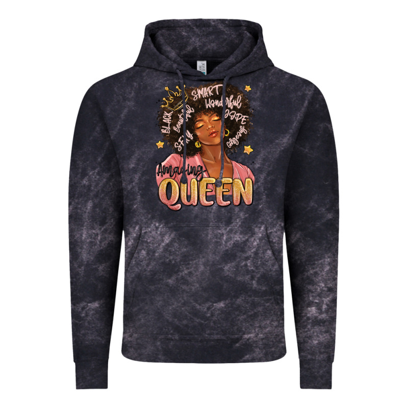 Black Queen Vintage Hoodie by MaliasSmallBusiness | Teevron
