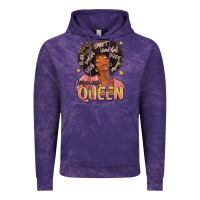 Cloud Purple black queen Vintage Hoodie - MaliasSmallBusiness