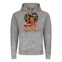 Cloud Rock black queen Vintage Hoodie - MaliasSmallBusiness