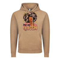 Vintage Coffee black queen Vintage Hoodie - MaliasSmallBusiness