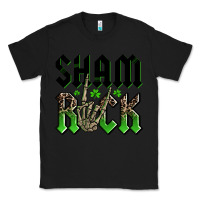 Black St. Patrick's shamrock Classic Tee - OliviaCreatesArt