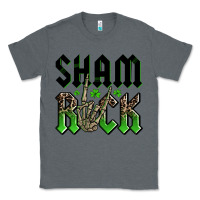 Charcoal Heather St. Patrick's shamrock Classic Tee - OliviaCreatesArt