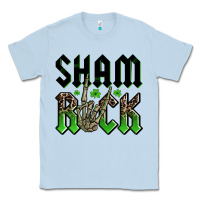 Dusty Blue St. Patrick's shamrock Classic Tee - OliviaCreatesArt