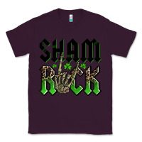 Plum St. Patrick's shamrock Classic Tee - OliviaCreatesArt