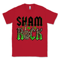Red St. Patrick's shamrock Classic Tee - OliviaCreatesArt