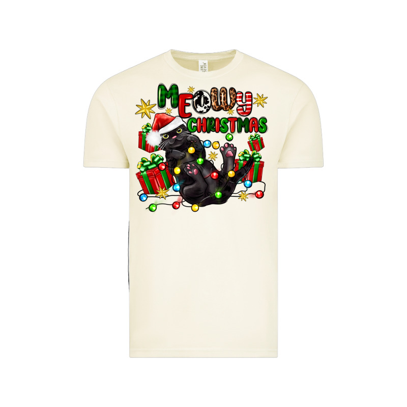 Meowy Christmas Vintage Tee by Zillion Design Studio | Teevron