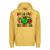 Antique Gold balls deep into christmas Premium Hoodie - MaliasSmallBusiness