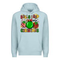Blue Mist balls deep into christmas Premium Hoodie - MaliasSmallBusiness
