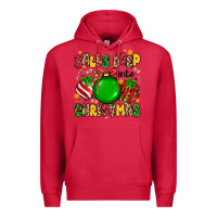 Cardinal balls deep into christmas Premium Hoodie - MaliasSmallBusiness