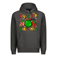 Charcoal Heather balls deep into christmas Premium Hoodie - MaliasSmallBusiness