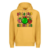 Mustard balls deep into christmas Premium Hoodie - MaliasSmallBusiness
