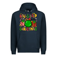 Navy balls deep into christmas Premium Hoodie - MaliasSmallBusiness