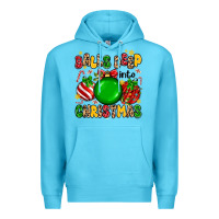 Ocean Blue balls deep into christmas Premium Hoodie - MaliasSmallBusiness