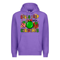 Purple balls deep into christmas Premium Hoodie - MaliasSmallBusiness