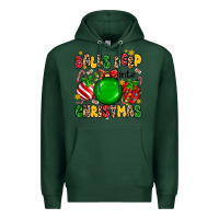 Sports Green balls deep into christmas Premium Hoodie - MaliasSmallBusiness