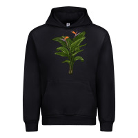Black the bird of paradise Urban Hoodie - LillyAllenDesigns