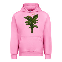 Fuchsia Pink the bird of paradise Urban Hoodie - LillyAllenDesigns