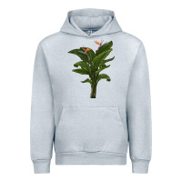 Heather Grey the bird of paradise Urban Hoodie - LillyAllenDesigns