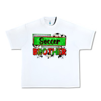 White soccer brother Urban Heavy Tee - Zillion Design Studio