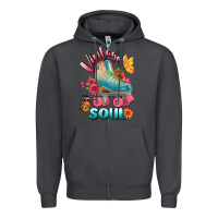 Smoke vintage soul Zipper Hoodie - BundleAndBundleShop