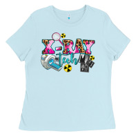 Baby Blue x ray tech Ladies Tee - AdoDesignShop