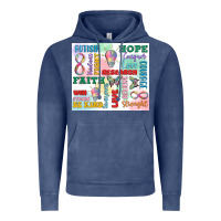 Vintage Denim autism Vintage Hoodie - MaliasSmallBusiness