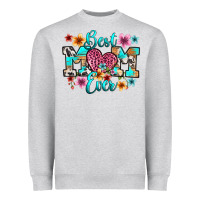 Heather Grey best mom ever Heavyweight Sweatshirt - RanaPortraitStore