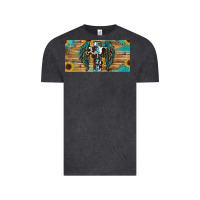 Vintage Black Wings Cross Faith Vintage Tee - RanaPortraitStore