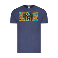 Vintage Denim Wings Cross Faith Vintage Tee - RanaPortraitStore