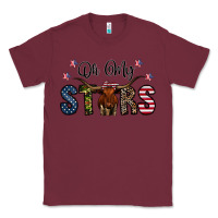 Burgundy oh my stars Classic Tee - CowhideDigitalArt