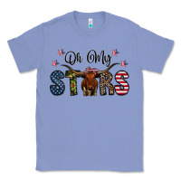 Colony Blue oh my stars Classic Tee - CowhideDigitalArt